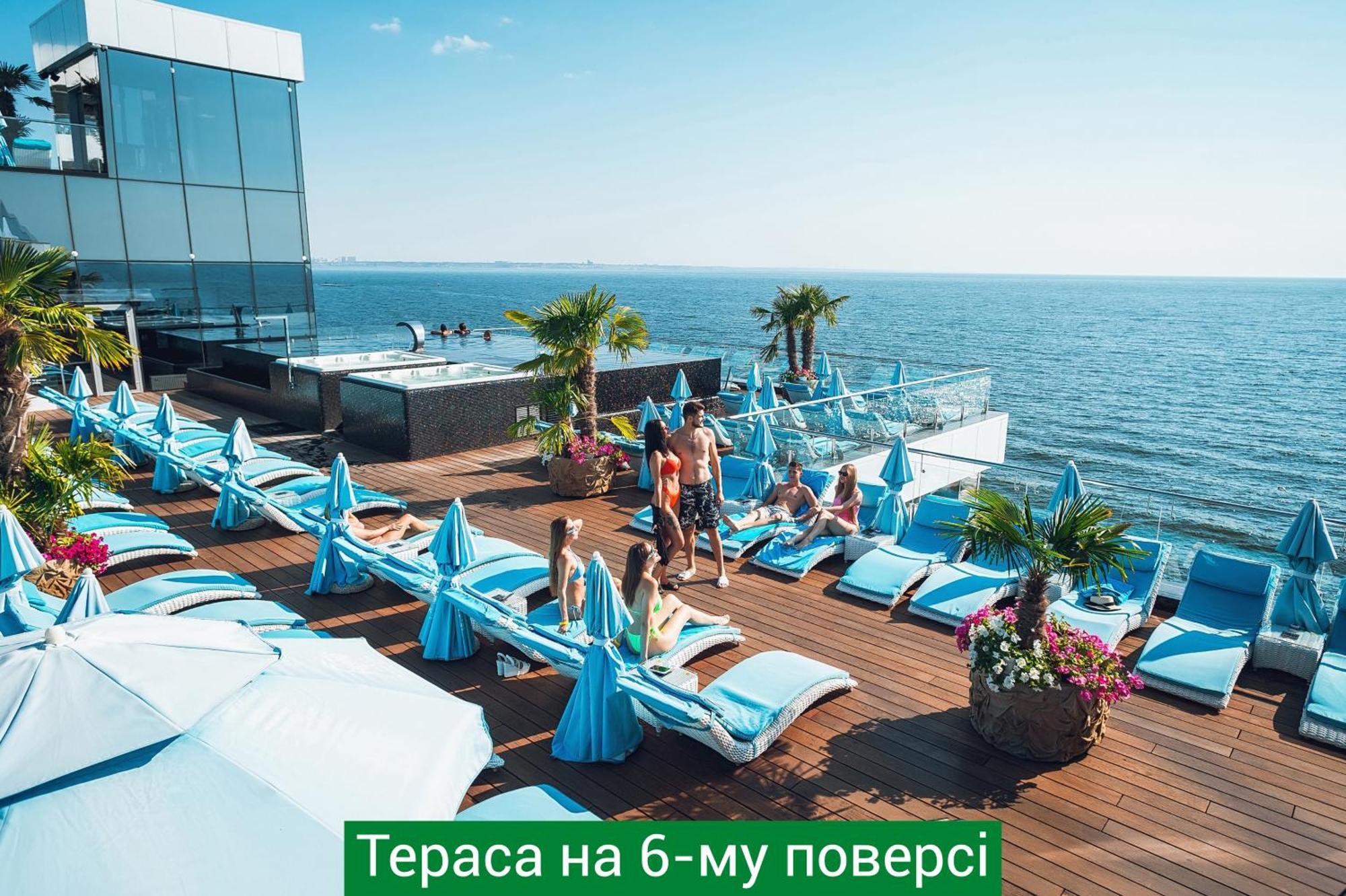 Nemo Hotel Resort & Spa Odessza Kültér fotó Terrace on the 6th floor